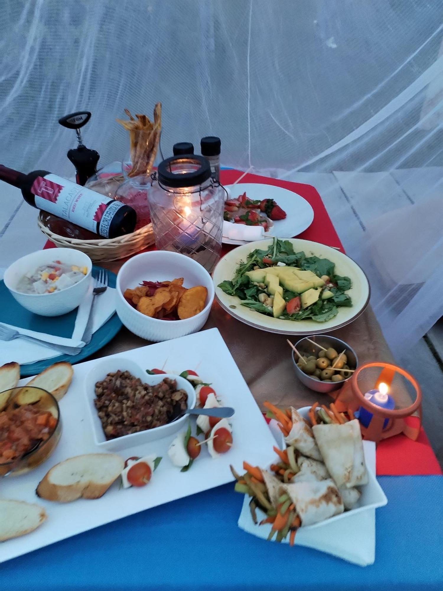 Qji Glamping biohotel Villavieja Exteriér fotografie